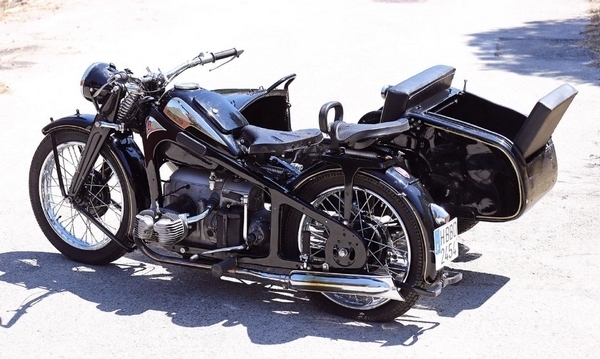 Zundapp K 600 1939 avec side-car (lot n° 71)