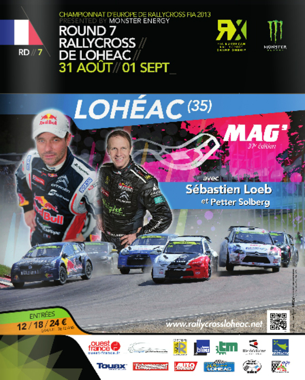 Rallycross Lohéac - Loeb battu en 1/2 finale, Solberg termine second...