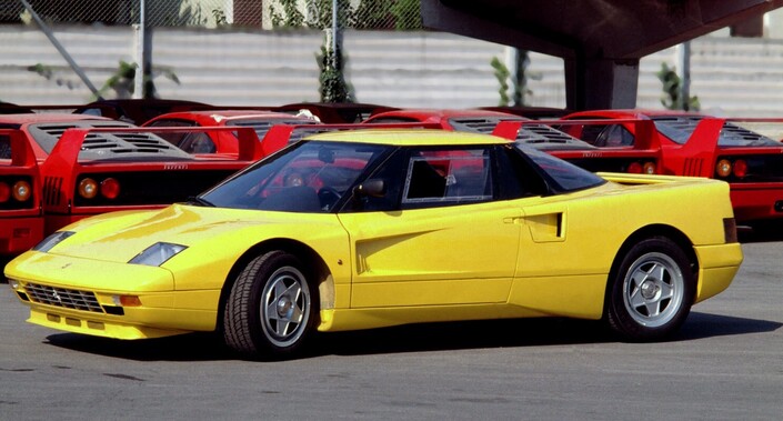 Non, la Ferrari 408 RM n'a pas la beauté qui sied à une Ferrari de route, mais avec quelques modifications...