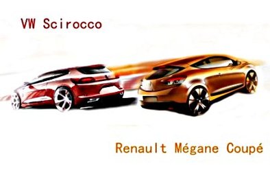 VW Scirocco vs Renault Megane Coupé : face à face (+sondage)