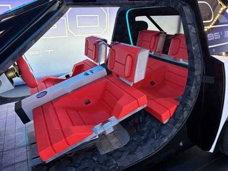 Les sièges ont été conçus en impression 3D.