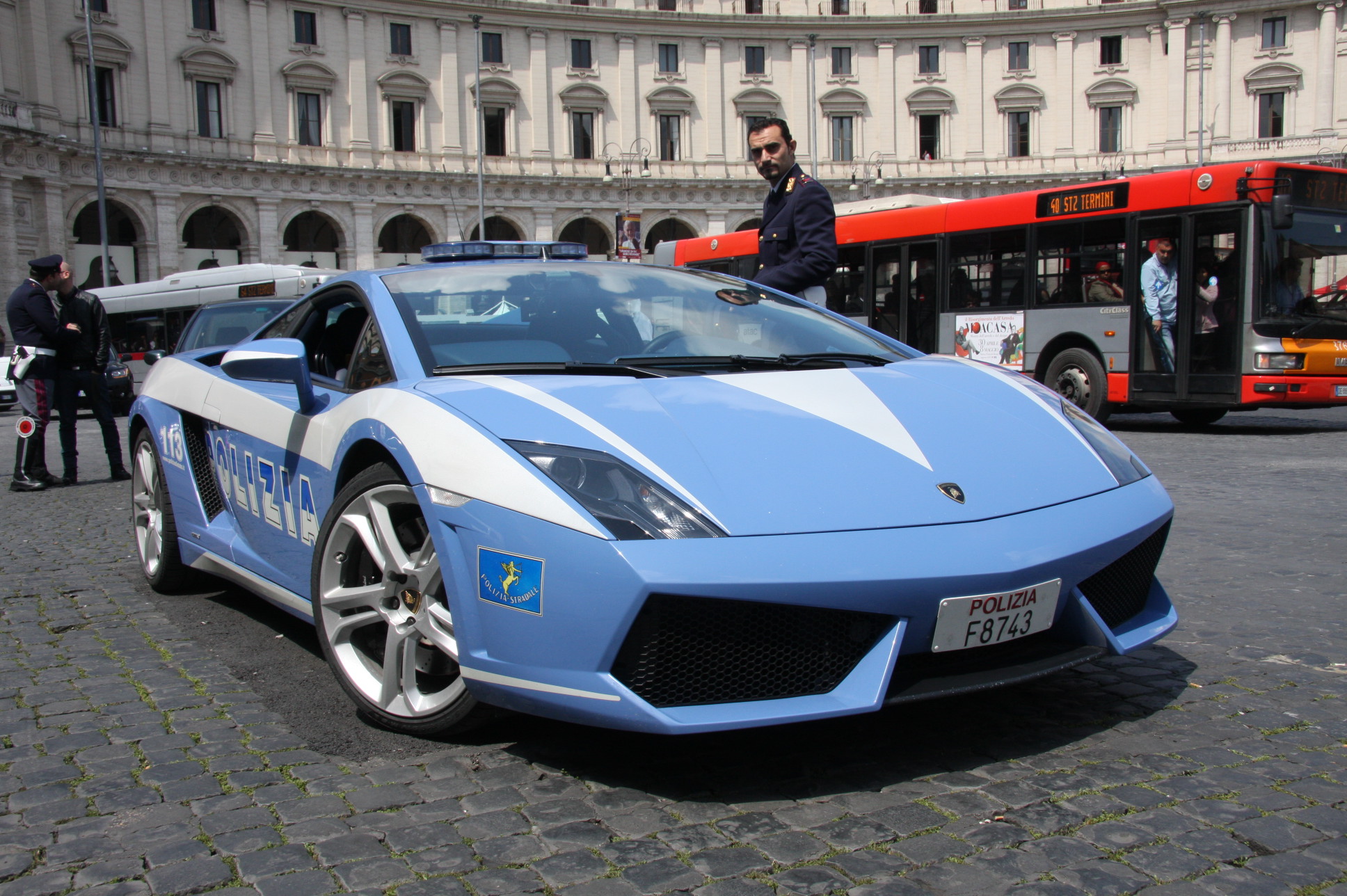 Lamborghini gallardo polizia