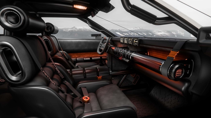 Bienvenue à bord du Crater. Impressionnant, ces sièges !