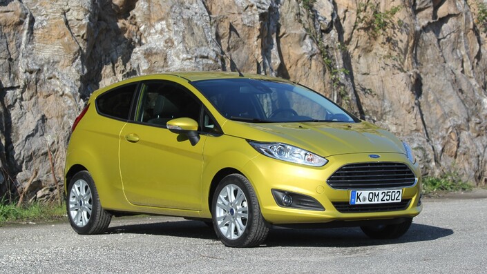Au début des années 2010, on n'avait pas peur des couleurs décalées, comme le démontre la Ford Fiesta Ecoboost.