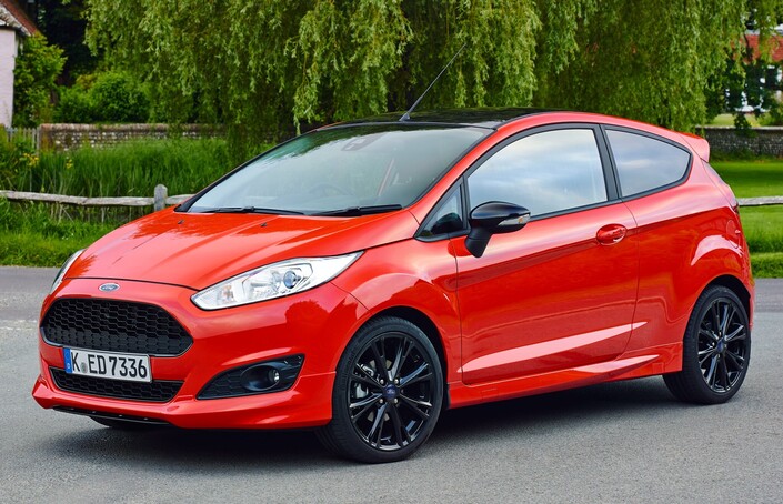 Le moteur 140 ch, révélé en 2014 dans les Red Edition (ci-dessus) et Black Edition, augmente l'agrément de la Fiesta Ecoboost, mais les prix en occasion s'en ressentent.