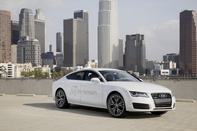 Los Angeles 2014 : Audi présente l'A7 Sportback h-tron quattro à pile à combustible