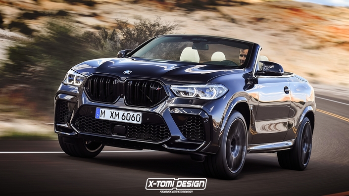 Le BMW X6 M imaginé en cabriolet