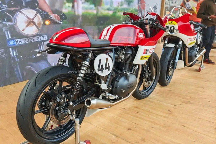La nouvelle Royal Enfield Continental GT 750 entre en piste !