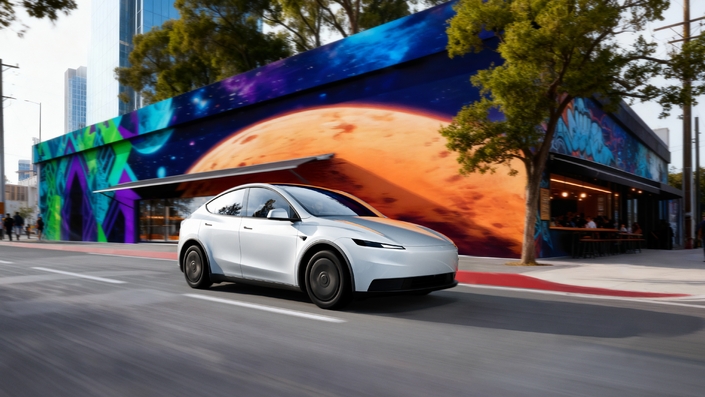 La consommation moyenne sur notre essai a été de 16,4 kWh. Sans faire attention. Le Model Y conserve une efficience remarquable. Crédit photo : Tesla.
