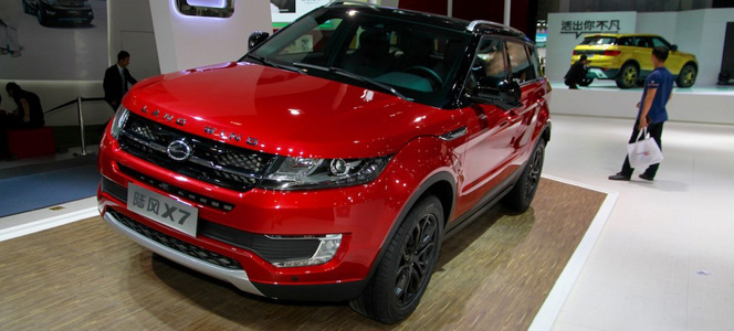 Land Rover va porter plainte contre la copie chinoise de son Evoque