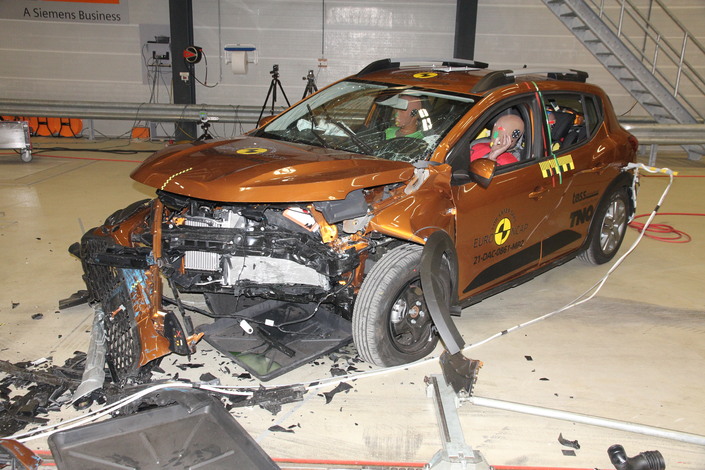 Nouvelle Dacia Sandero : 2 étoiles seulement au crash-test Euro NCAP