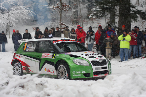 IRC Monte Carlo : les Skoda enfoncent le clou (dans la neige)