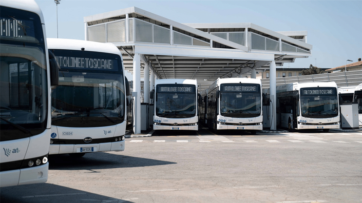 Les bus électriques Byd sillonnent désormais les rues de Florence.