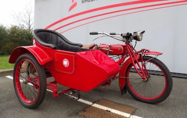 Side-car Indian 1000 cm3 Powerplus (lot n° 23)