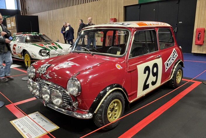Nous remontons le temps avec cette Mini Cooper S qui a remporté le Rallye Monte Carlo en 1964, 1965 et 1967
