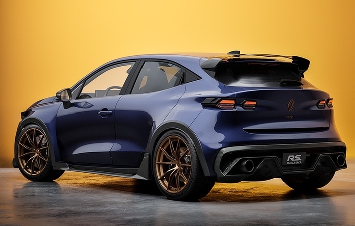 Elle est musclée, cette Clio RS virtuelle…