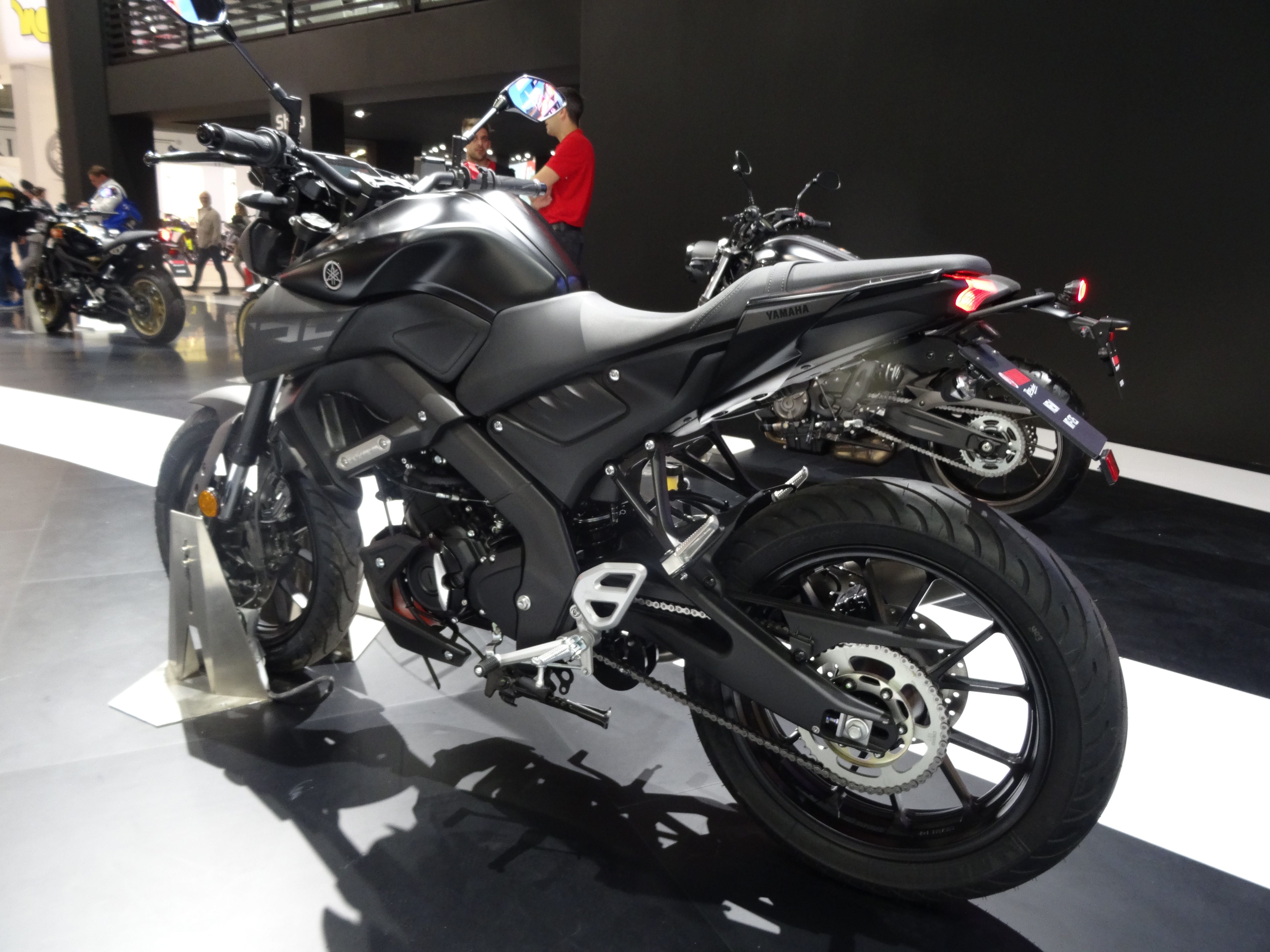 Yamaha MT125 esprit de famille En direct du salon de Milan 2019