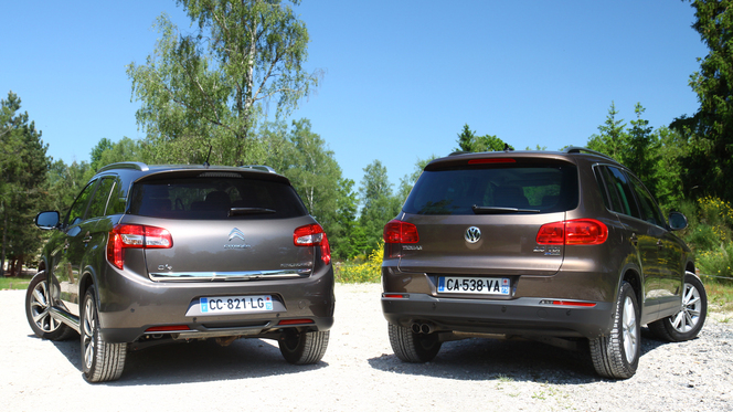 Comparatif vidéo - Citroën C4 Aircross - VW Tiguan : à se croire trop beau…