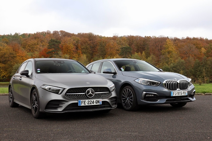 Duel Bmw Serie 1 Vs Mercedes Classe A Le Retour Des Meilleures Salon De L Auto Caradisiac 2020 Duel Bmw Serie 1 Vs Mercedes Classe A Le Retour Des Meilleures Salon De L Auto Caradisiac 2020