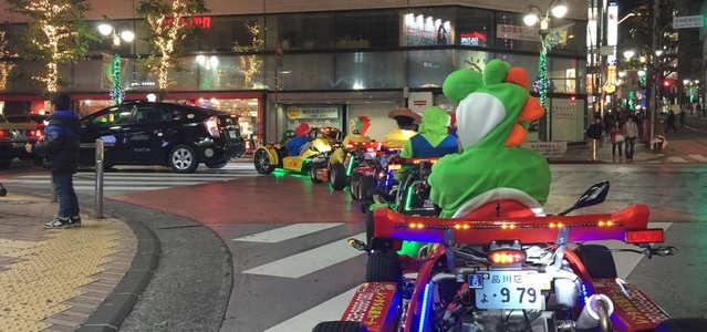 Insolite : le tour de Tokyo comme dans Mario Kart pour 70 €