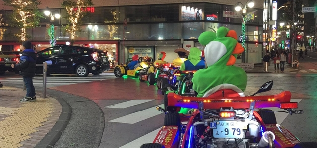 Insolite : le tour de Tokyo comme dans Mario Kart pour 70 €