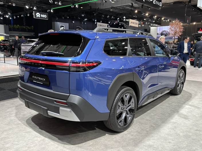 À Bruxelles, la Subaru Outback est de retour, mais en version électrique cette fois-ci
