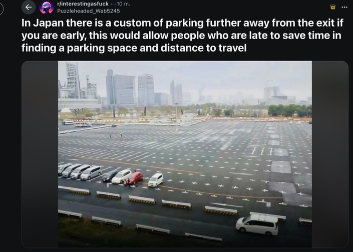 Une publication similaire diffusée sur Reddit.