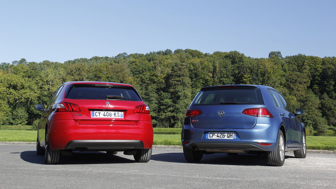 Comparatif vidéo - Peugeot 308 vs Volkswagen Golf : calife à la place du calife ?