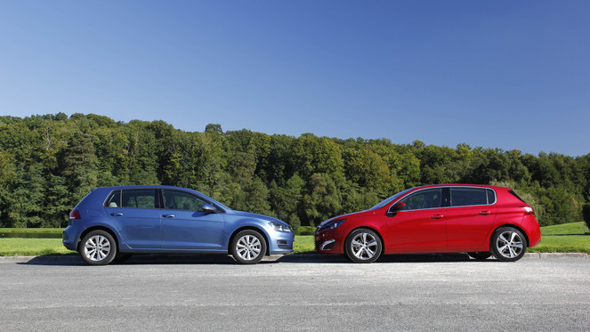 Comparatif vidéo - Peugeot 308 vs Volkswagen Golf : calife à la place du calife ? 