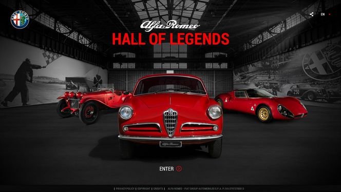 Alfa Romeo France ouvre son "Hall of Legends"