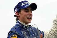 Marco Holzer au volant d'une BMW Sauber
