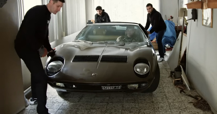 Une Miura cachée dans une maison pendant 40 ans