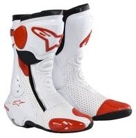 Pour la piste, la botte Alpinestars S-MX Plus.
