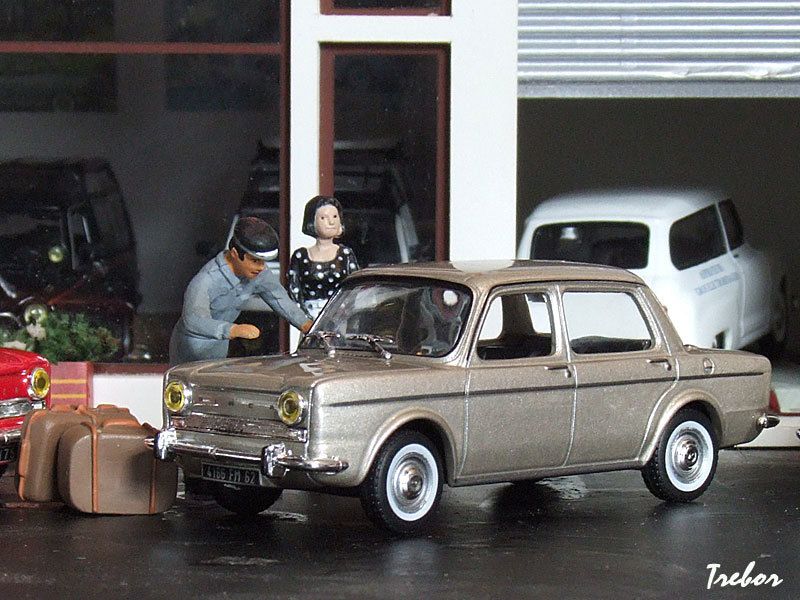 Paradcar SB 1/43 - Simca CG A1000 Cabriolet 1966 Jaune
