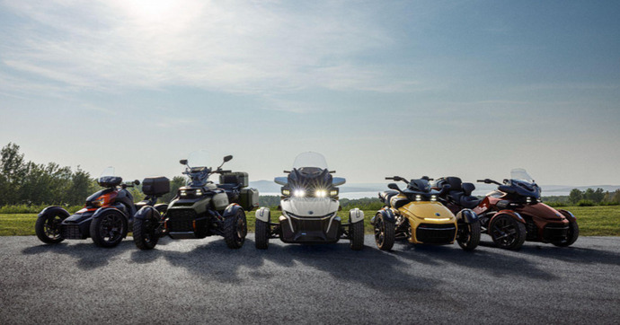Can-Am rafraîchit sa gamme de trois-roues