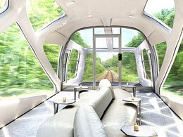 Japon : un train très haut de gamme dessiné par l'ex designer de Ferrari