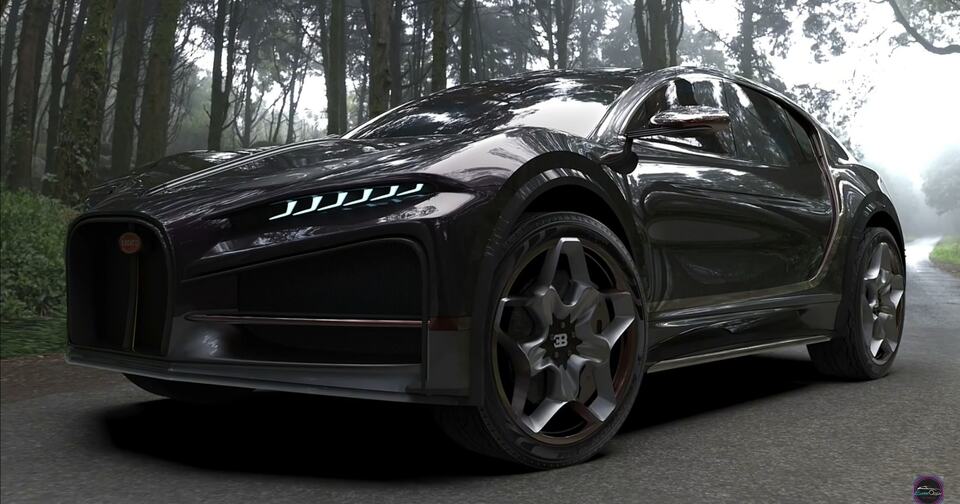 Un atroce SUV Bugatti imaginé par un graphiste