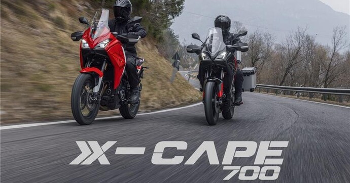 Le trail Moto Morini X-Cape passe au 700 et prend des chevaux