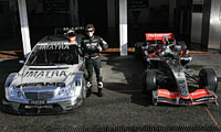 Valentino Rossi a testé une Mercedes Classe C de DTM