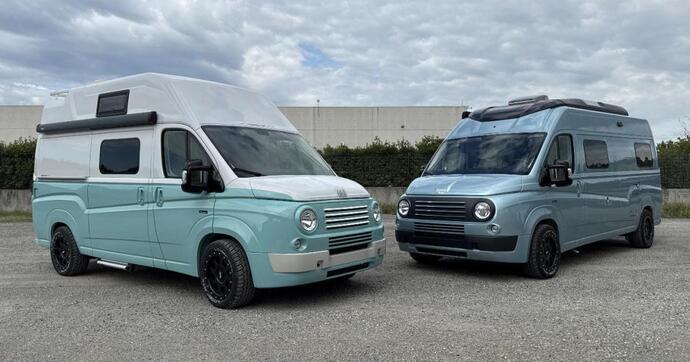 Caselani s'attaque au Fiat Ducato et le transforme en van vintage