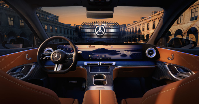 L'intérieur spectaculaire du nouveau Mercedes GLC électrique