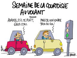 C'est la semaine de la courtoisie au volant !