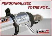 Personalisez votre silencieux avec Mivv-Art...