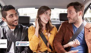 Uber et la Prévention Routière encouragent le port de la ceinture