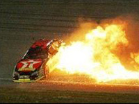 Nascar: Monty s'enflamme