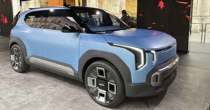 Au salon de Munich, le concept Kia EV2 prend un bain de foule