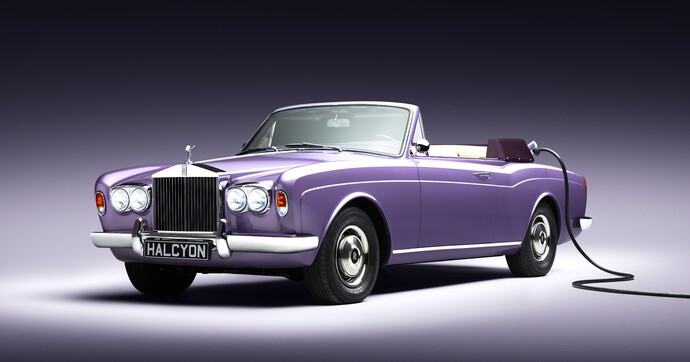 Quand Halcyon commet un sacrilège en convertissant une Rolls Royce Corniche à l'électrique…
