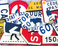 Tomber le panneau