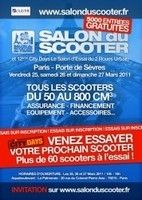 Calendrier : le salon du scooter 25 au 27 mars 2011
