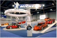 L'incroyable Stand Michelin au Sema Show...